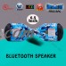 UL 2272 Certified 6.5" Hoverboard Bluetooth Speaker LED 2 Wheel Smart Electric Self Balancing Scooter Green+ Bag (WHEELS-UC6.5-HIPHOPI)   